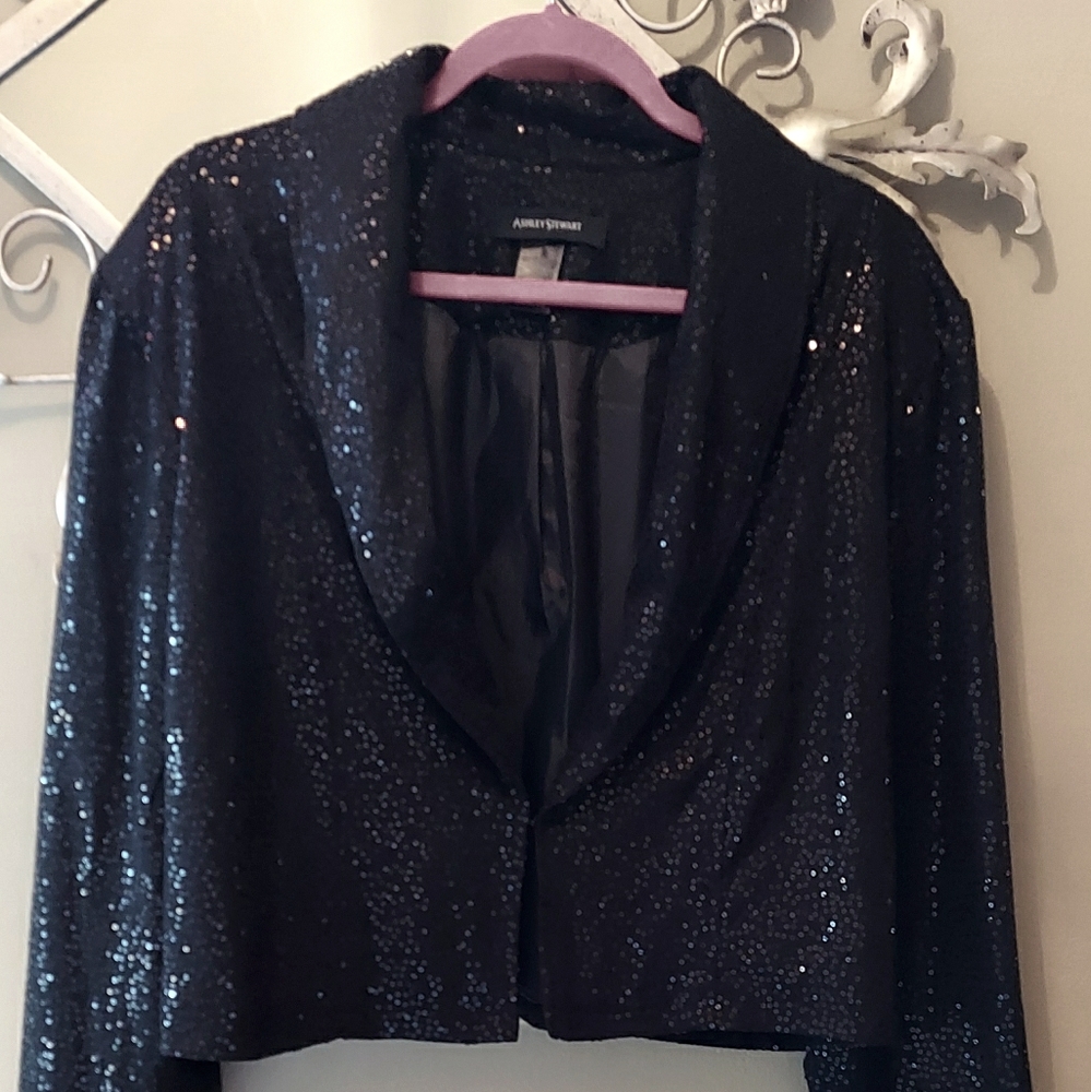 Ashley Stewart Sequin Jacket